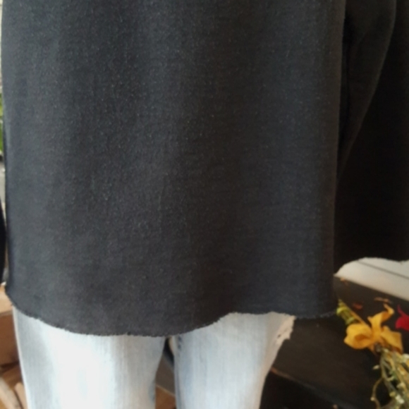 HARD ROCK CAFE ♡ Sweet Vintage Thick Black Washington, DC Cut-Off Sweatshirt S - Picture 10 of 12